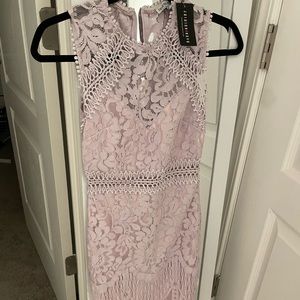 lavender lace dress